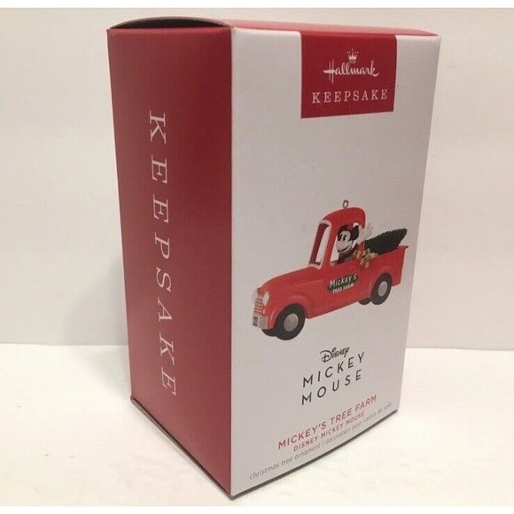 2023 Hallmark Disney Mickey Mouse Mickey's Tree Farm Truck Ornament - Picture 2 of 4